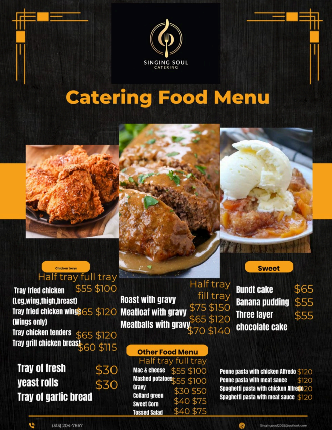 Catering Food Menu